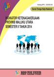 Employment Indicators Of North Maluku Province Semester II 2014