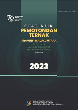 Livestock Slaughter Statistics Of Maluku Utara Province 2023