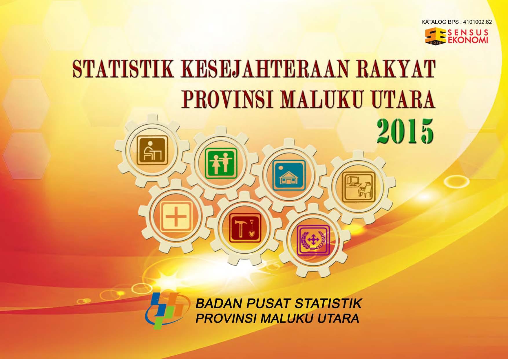 Statistik Kesejahteraan Rakyat Provinsi Maluku Utara 2015