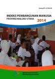 Human Development Index of Maluku Utara Province 2014