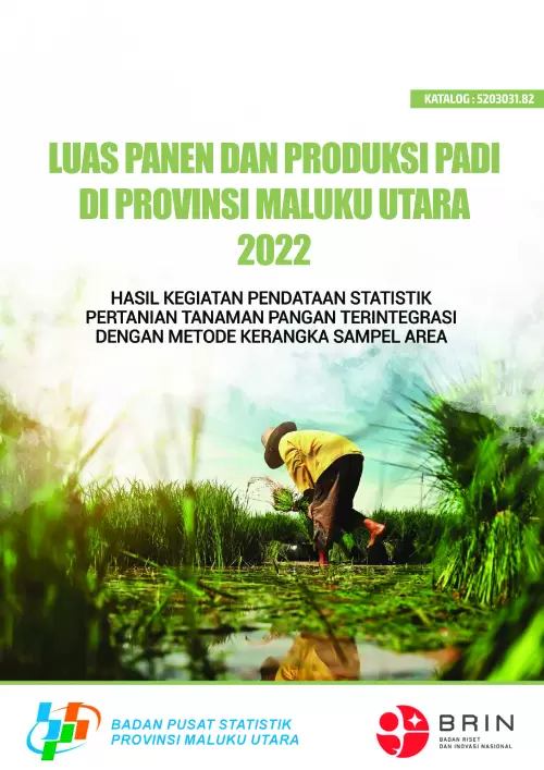 Luas Panen dan Produksi Padi di Provinsi Maluku Utara 2022