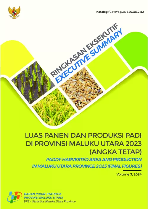 Ringkasan Eksekutif Luas Panen dan Produksi Padi di Provinsi Maluku Utara 2023 (Angka Tetap)